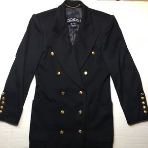 Escada By Margaretha Ley Black Cashmere Blazer